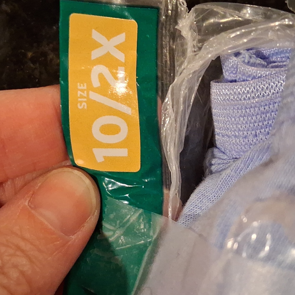 Hanes Cotton High Waisted Briefs. 6 Pairs. Size 10/2X. NWT - Picture 3 of 4